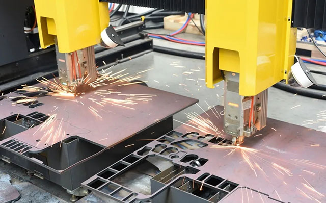 BBIN宝盈集团双头龙门激光切割机